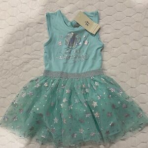 btween Teal Starry Dress for Kids